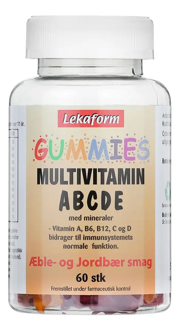 Lekaform Gummies Multivitamin ABCDE - 60 stk.