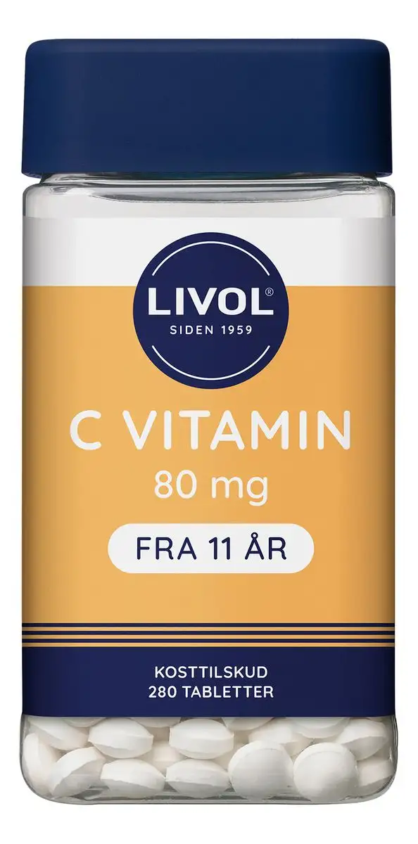 Livol C-vitamin 80 mg - 280 tabl.