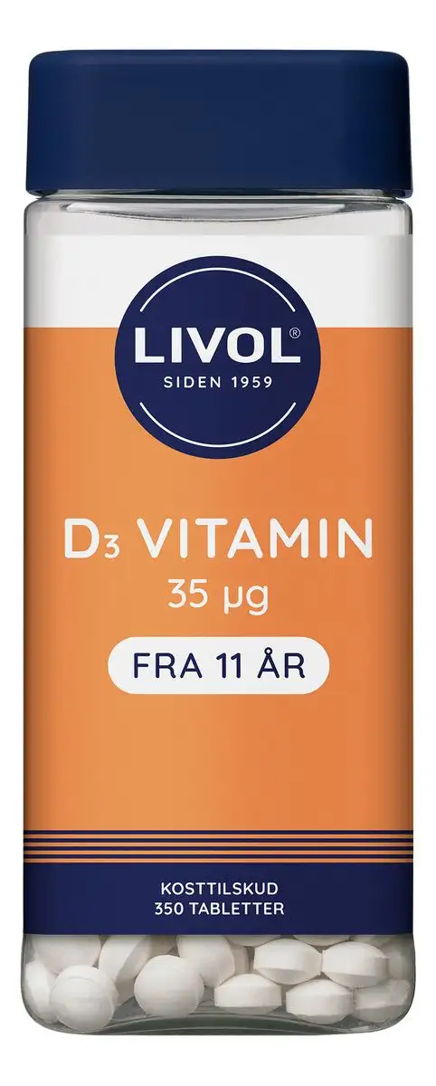 Livol D-vitamin 35 µg - 350 tabl.