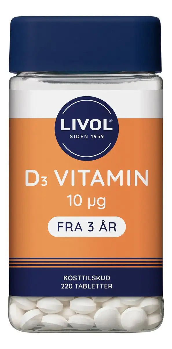 Livol D3 vitamin 10 µg - 220 tabl.