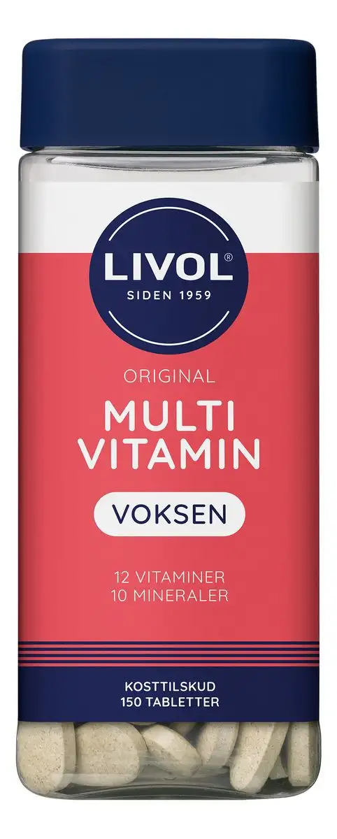 Livol Multivitamin Voksen - 150 tabl.