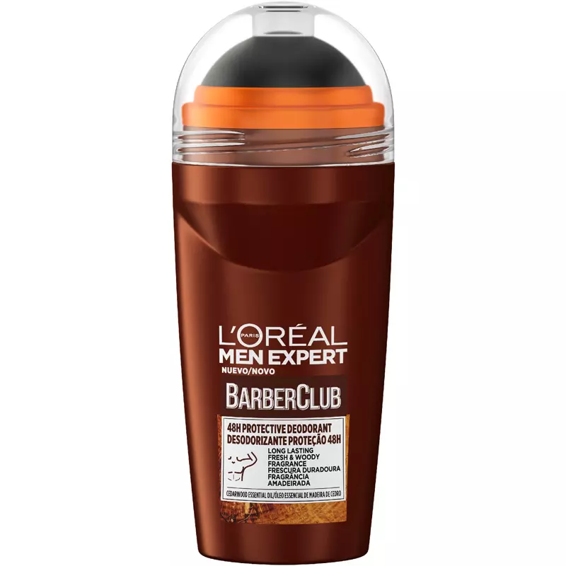 L'Oréal Paris Men Expert BarberClub 48H Protective Deodorant Roll-On 50 ml