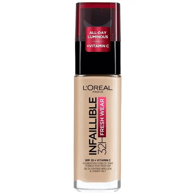 L'Oréal Paris Cosmetics Infaillible Fresh Wear 32H Liquid Foundation 30 ml - 130 True Beige