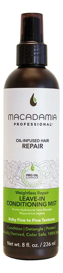 Macadamia Weightless Repair Leave-in Conditioning Mist - 237 ml.