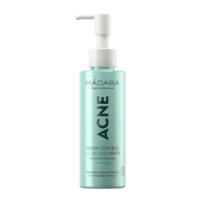 Mádara Acne Sebum Control Clear Skin Wash - 140 ml.