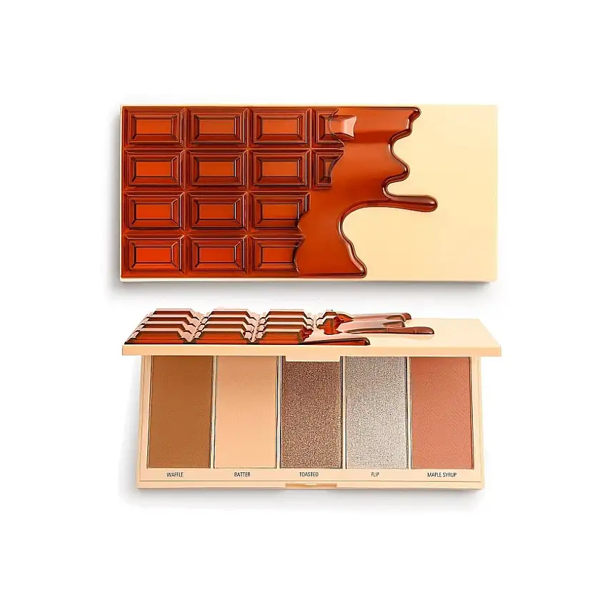 Makeup Revolution I Heart Revolution Waffle Chocolate Eyeshadow Palette 18 g