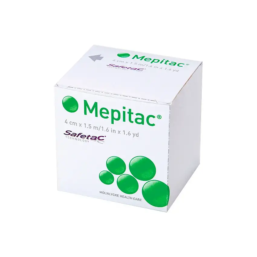 Mepitac Fikseringstape Safetac 4 cm x 1,5 m - 1 stk.