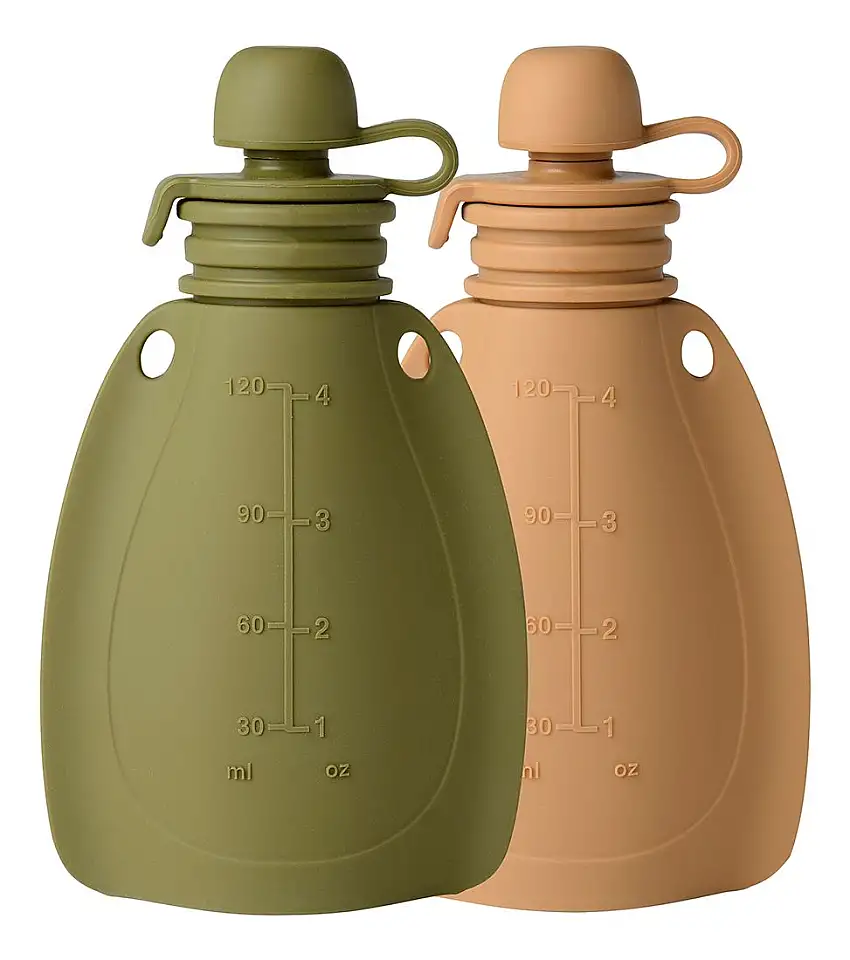 Mininor Smoothieflaske Mosgrøn/Rådyr 2 stk. - 120 ml.