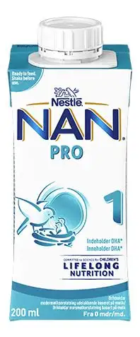 NAN Pro 1 drikkeklar fra fødslen - 200 ml