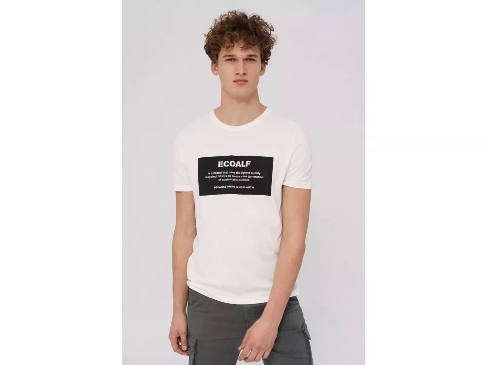 Ecoalf Natal Label T-shirt Man White