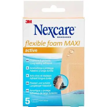 Nexcare active flexible foam maxi - 5 stk.
