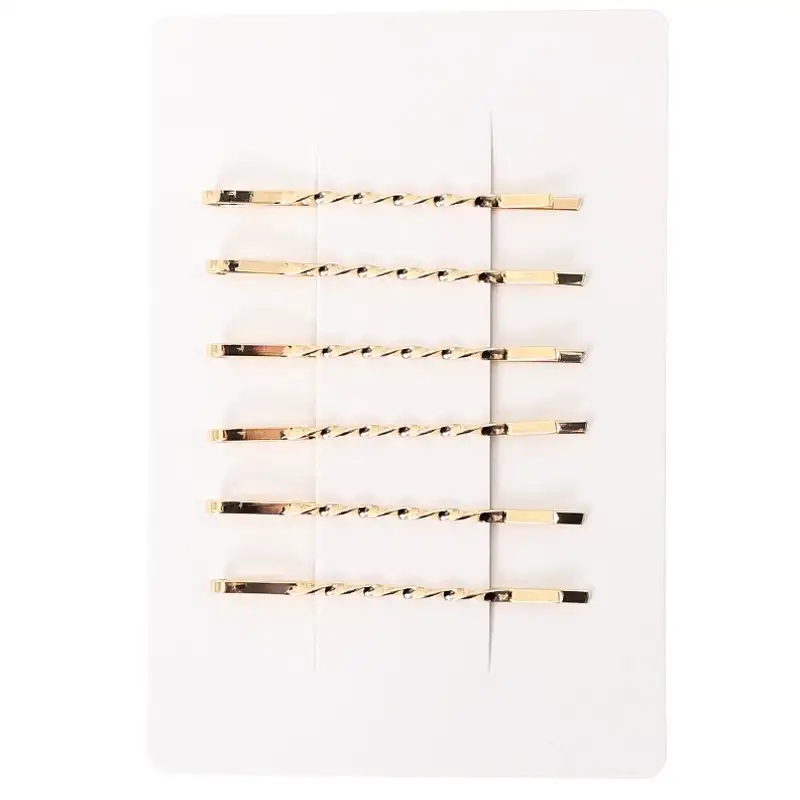 NICMA Styling Golden Hair Pins 6-pack - Basic