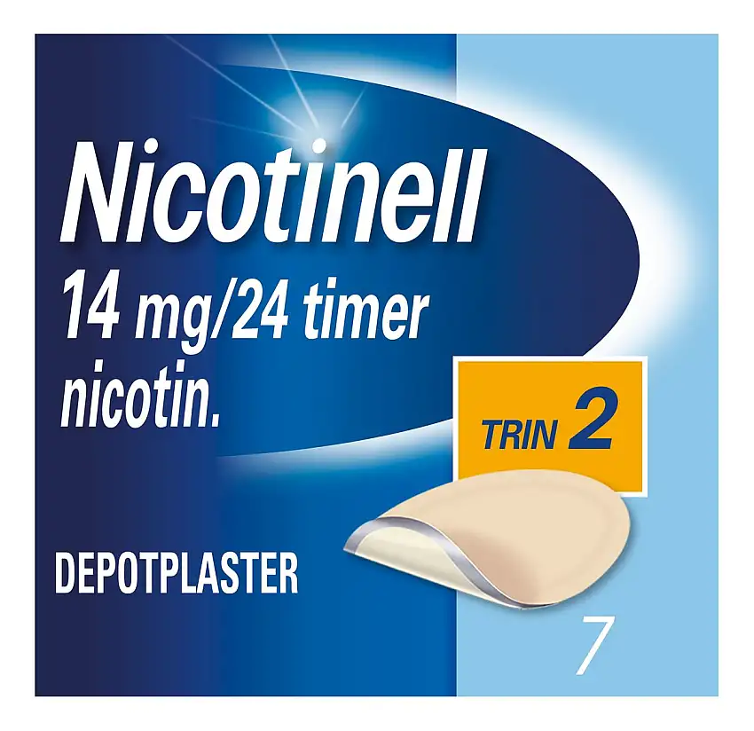 Nicotinell Nikotinplastre 14 mg/24 timer - 7 stk.