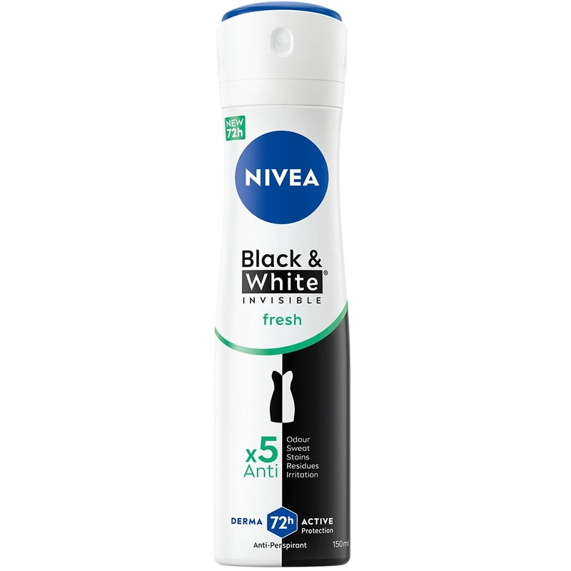 Nivea Black & White Fresh Female Spray 150 ml