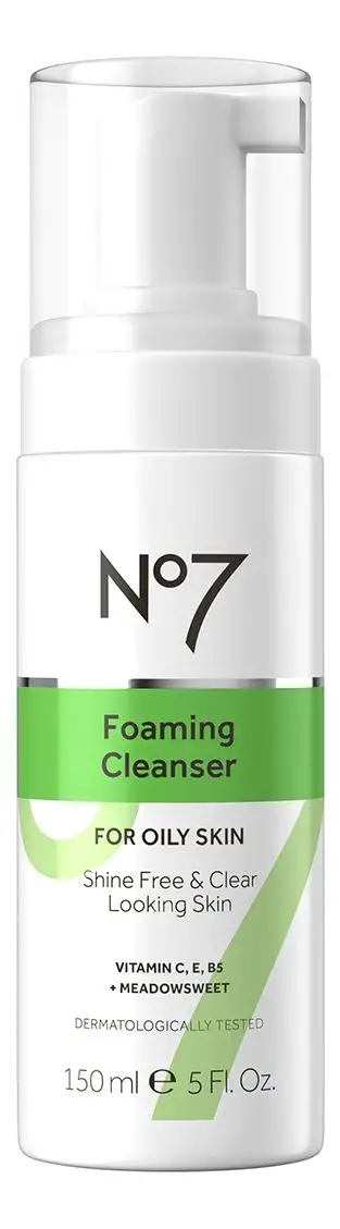 No7 Radiant Results Foaming Cleanser Oily Skin - 150 ml.