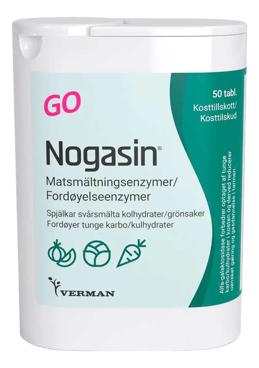 Nogasin GO - 50 tyggetabl.