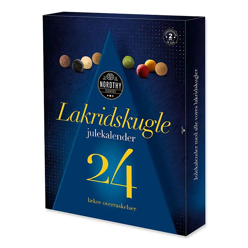 Nordthy Julekalender Lakridskugler - 260 g