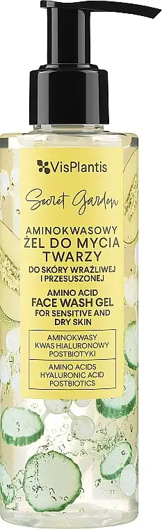 Aminosyre rensende gel til følsom og tør hud 58573800