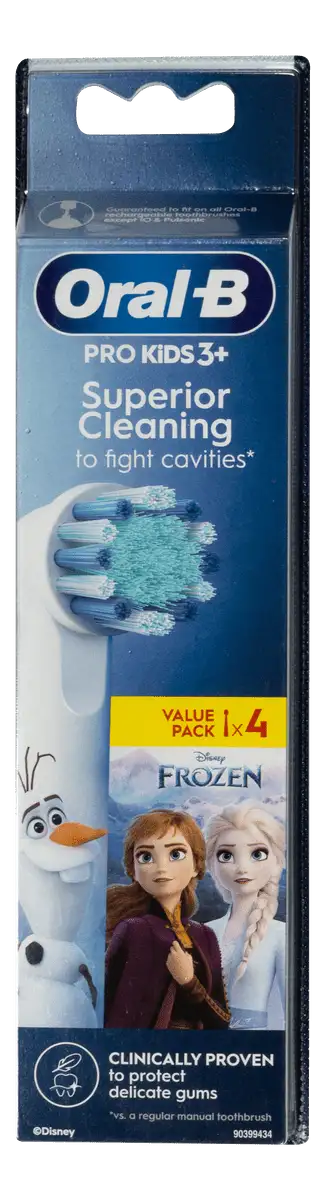 Oral-B Pro Kids 3+ Frozen Børstehoveder - 4 stk.