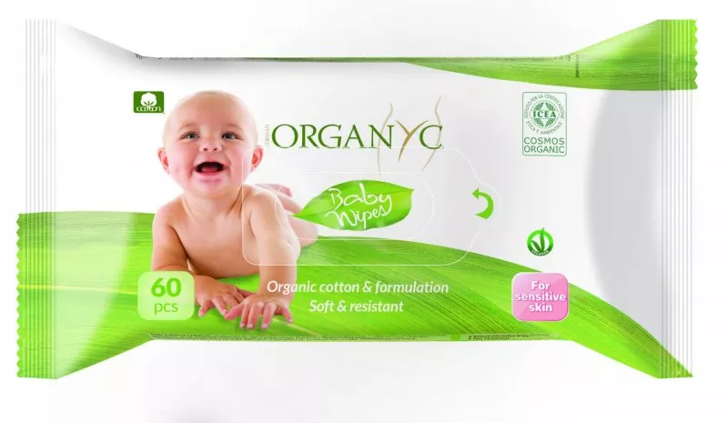 Organyc Baby Vådservietter BIO (60 stk)