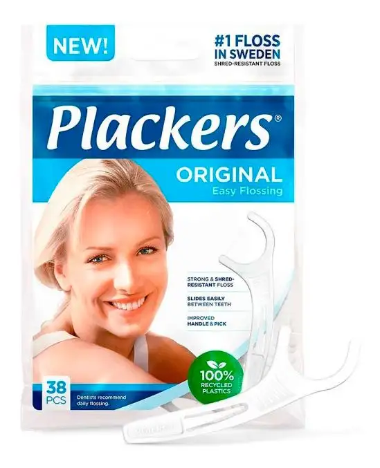 Plackers Original Easy Flossing - 38 stk.