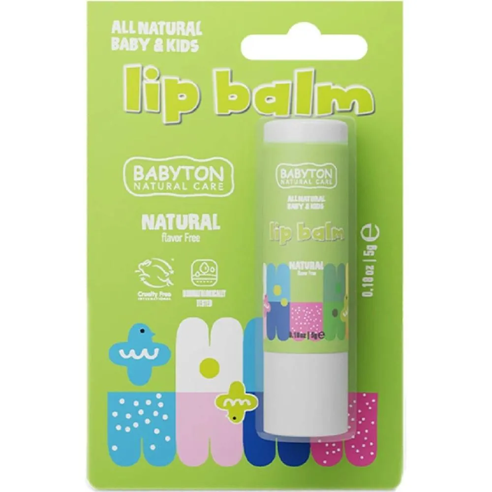 Babyton Naturlig læbepomade Natural 5 g