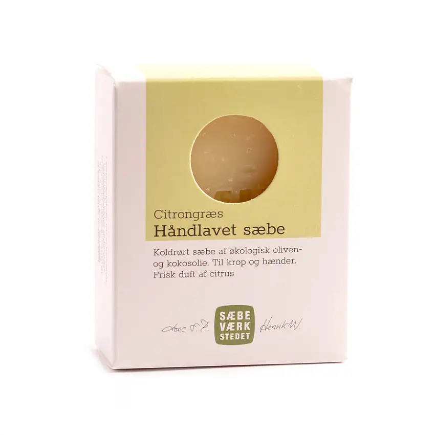 SÆBEVÆRKSTEDET Håndlavet sæbe Citrongræs 100 g