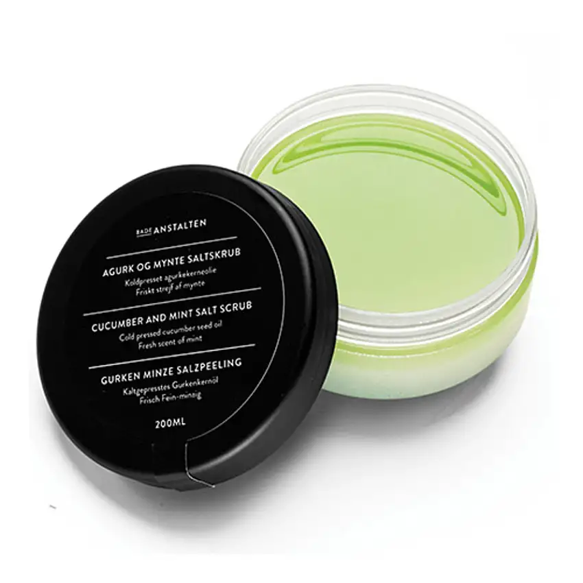 Badeanstalten Bodyscrub Agurk og Mynte