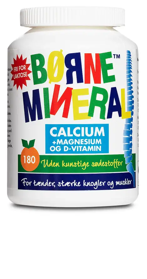 New Nordic Børnemineral med appelsin 180 tyggetabl.