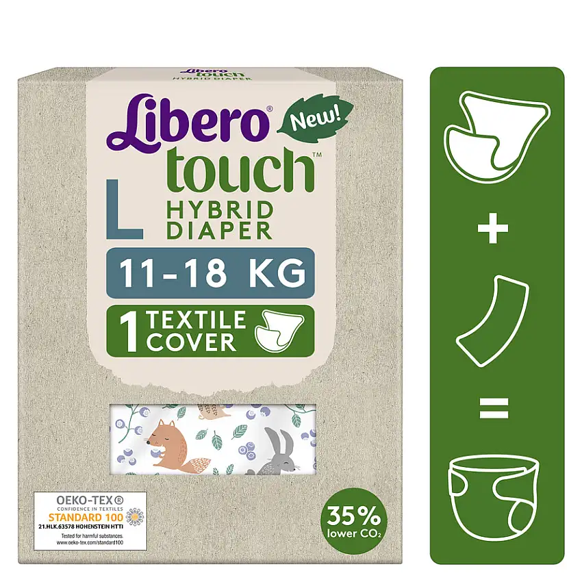 Libero Touch Hybrid Bleovertræk Str. L, 1 stk.