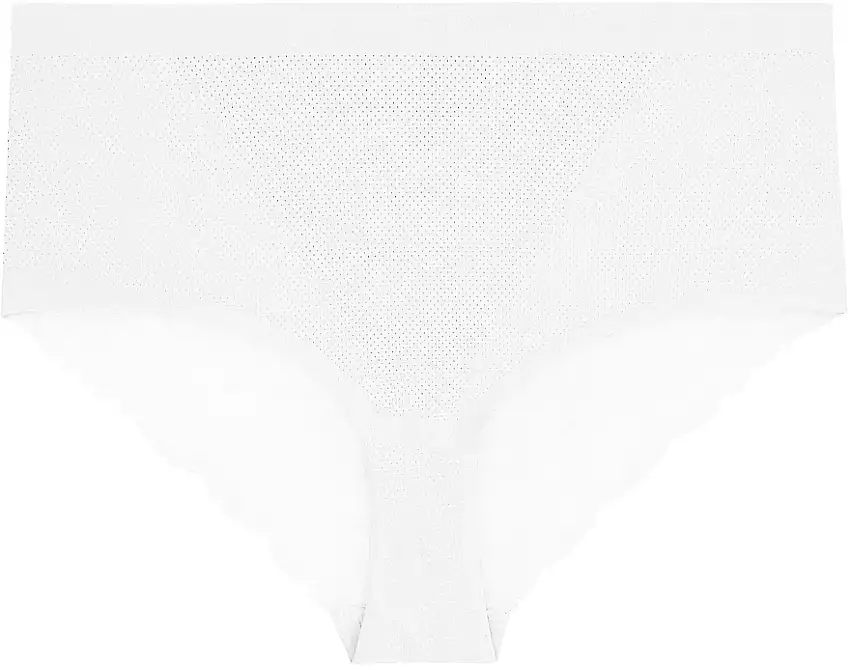 Maxi bikini trusser til kvinder med dekorative blonder BCL650-009, hvid 36676315