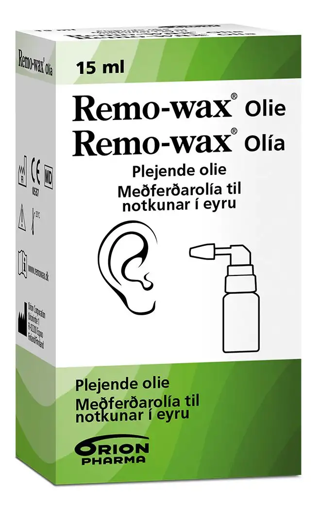 Remo-wax Olie Ørespray - 15 ml.