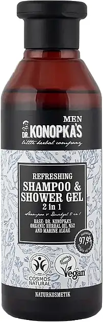 Opfriskende 2-i-1 shampoo og showergel til mænd 95662447