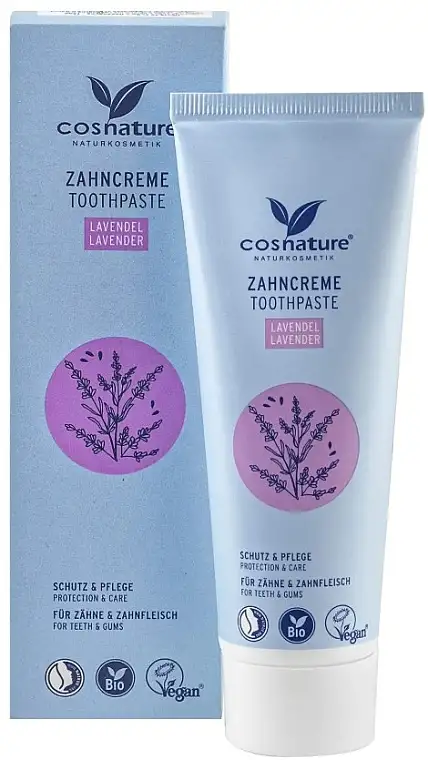 Naturlig tandpasta til tænder 'Lavendel og Mynte', med fluor 33348751