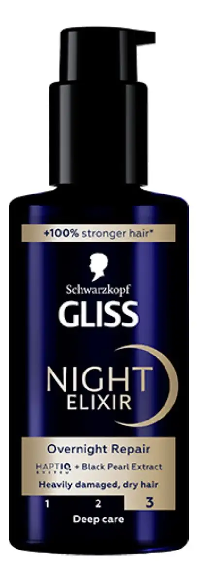 Schwarzkopf Gliss Night Elixir Ultimate Repair - 100 ml.