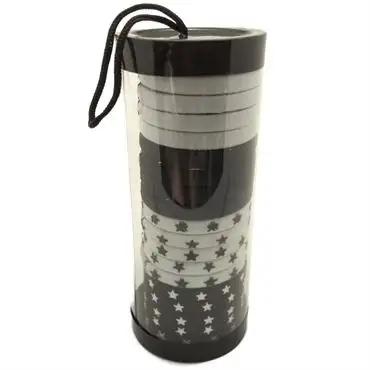 SOHO Tube B & W Stars hårelastikker - 20 stk