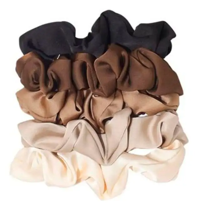 SOHO Satin Scrunchie Set - 5 stk.