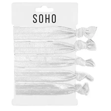 SOHO Hair Ties no. 01 - Hvid (U)