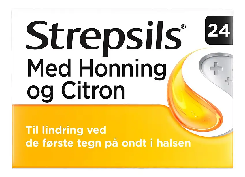 Strepsils honning/citron - 24 stk.