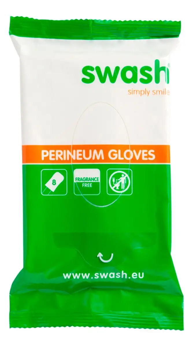 Swash Perineum Gloves 14x22 cm, u. duft - 8 stk.