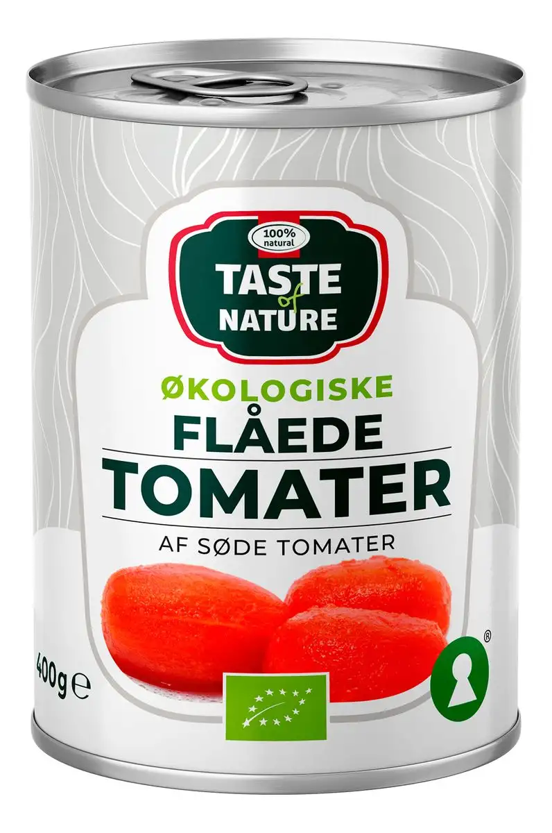 Taste of Nature Flåede Tomater Ø - 400 g.