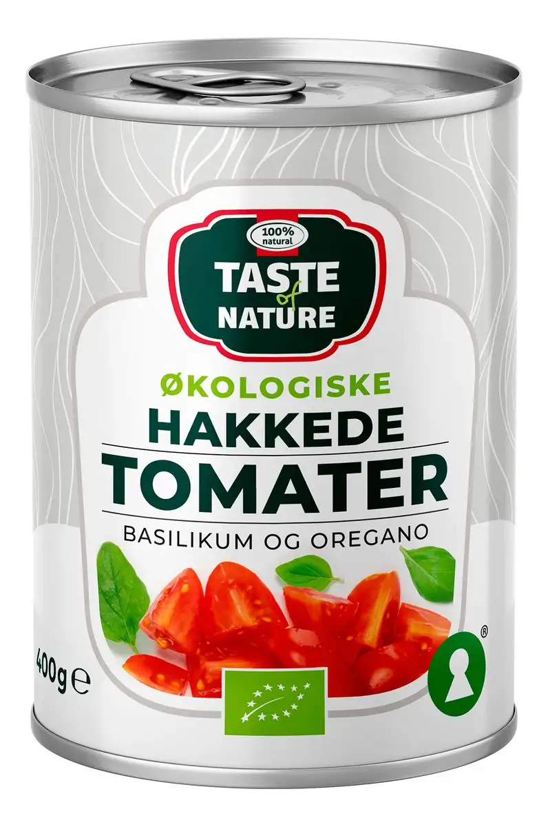 Taste of Nature Hakkede Tomater med krydderurter Ø - 400 g.