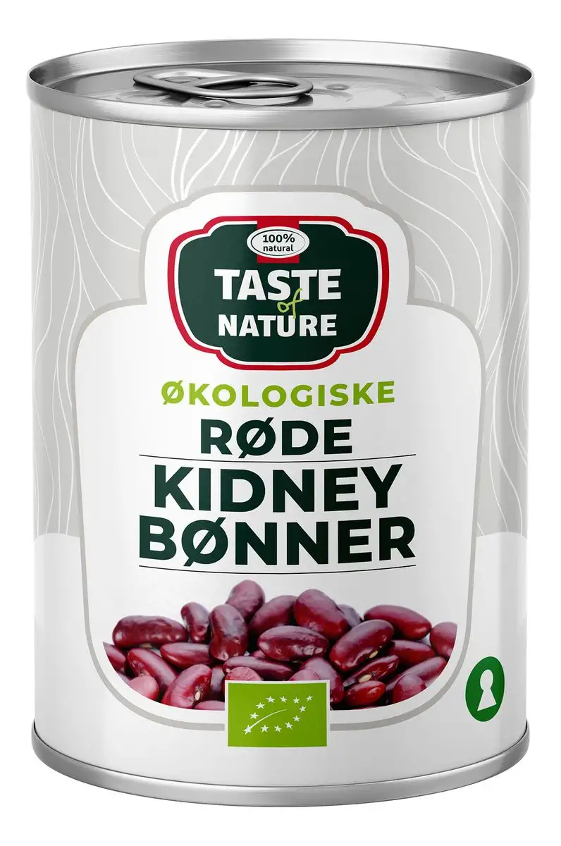 Taste of Nature Røde Kidneybønner Ø - 400 g.