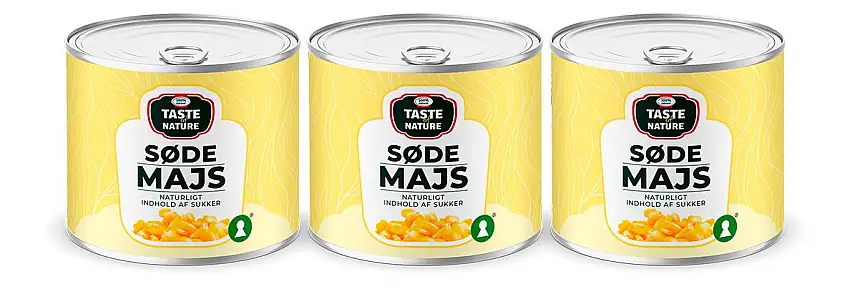 Taste of Nature Søde Majs - 3 x 140 g.