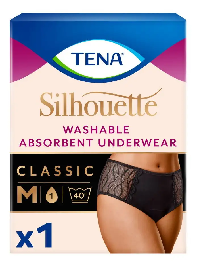 TENA Silhouette Washable Absorbent Underwear Str. M - 1 stk.