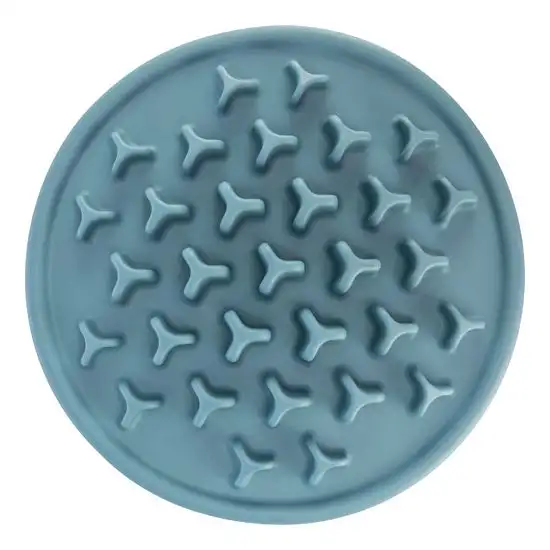 Trixie slikkemåtte til hund i TPE plast 35 cm - blå