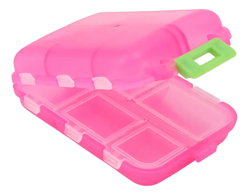 UNIQ Rejse Pilleæske Pink - 1 stk.