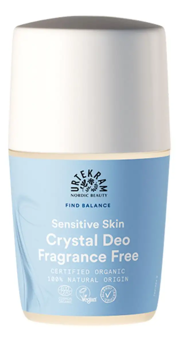 Urtekram Beauty Sensitive Skin Crystal Deo Roll-On - 50 ml