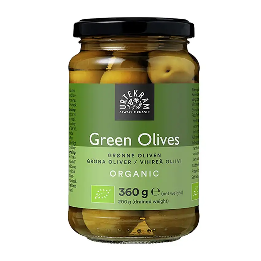 Urtekram Oliven Grønne Ø - 360 g.