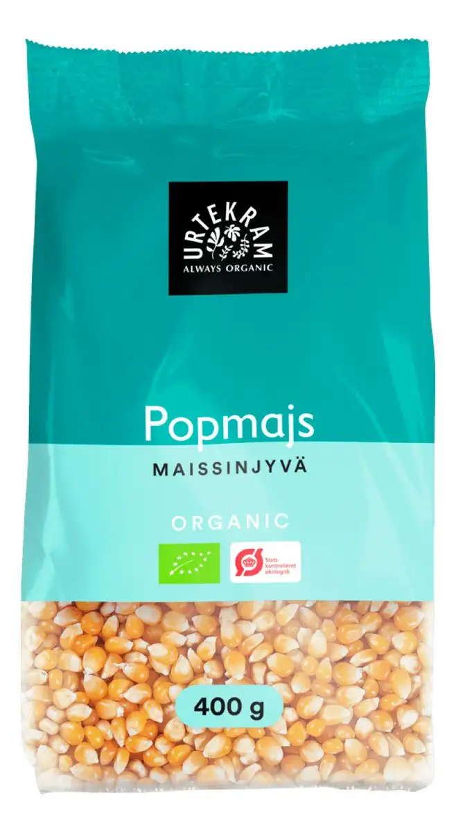 Urtekram Popcornsmajs Ø - 400 g.